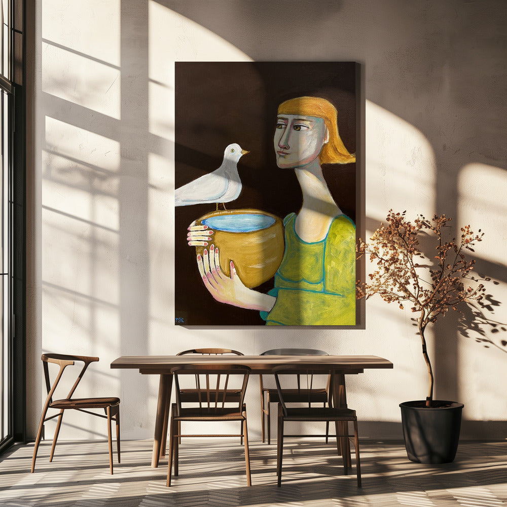 De watergever | Canvas