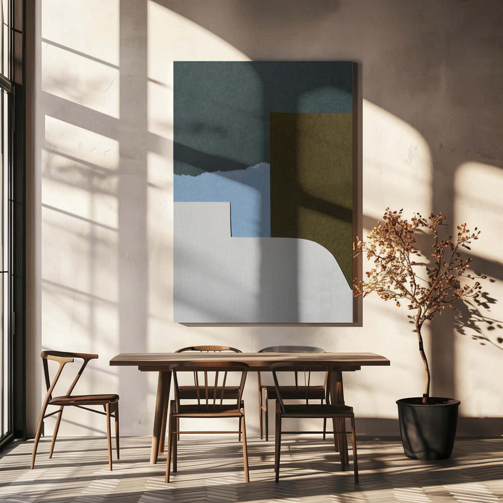 Gescheurd papier 12 | Canvas