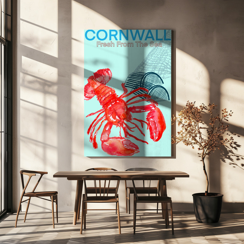 Cornwall Vers uit de zee Poster | Canvas