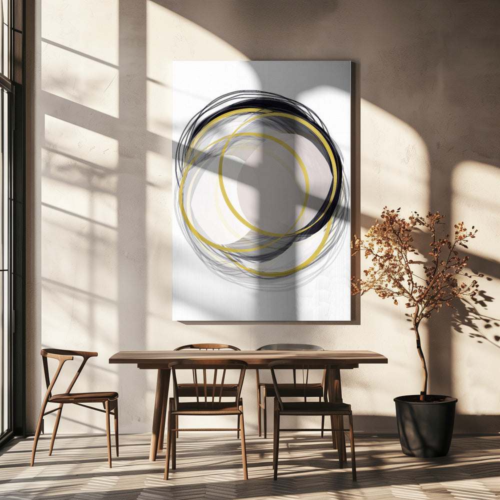 Roze Maan 1a | Canvas