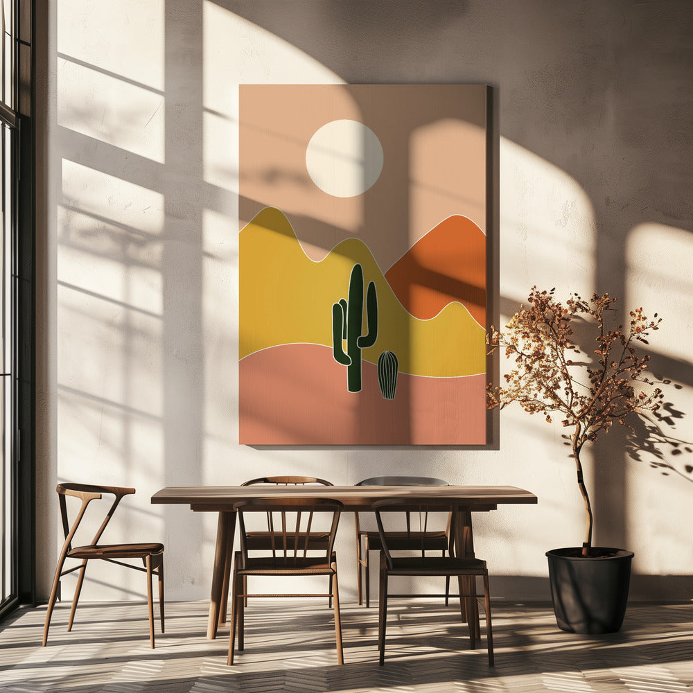 Californische woestijn | Canvas