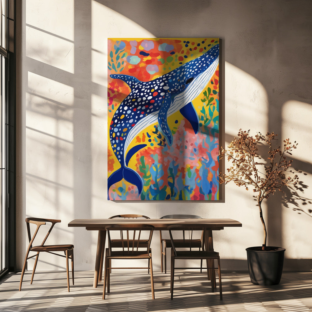 Gevlekte walvis | Canvas