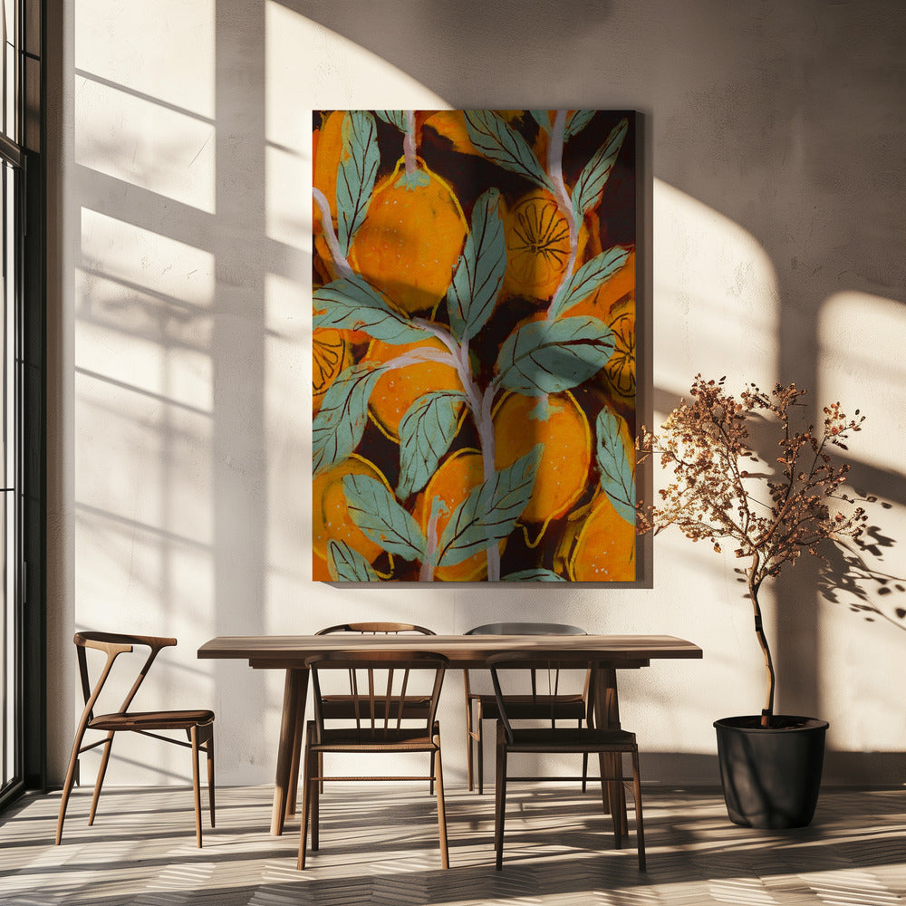 Sinaasappelboomgaard Vibes | Canvas