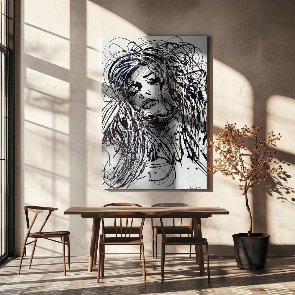Gewoon een meisje | Canvas
