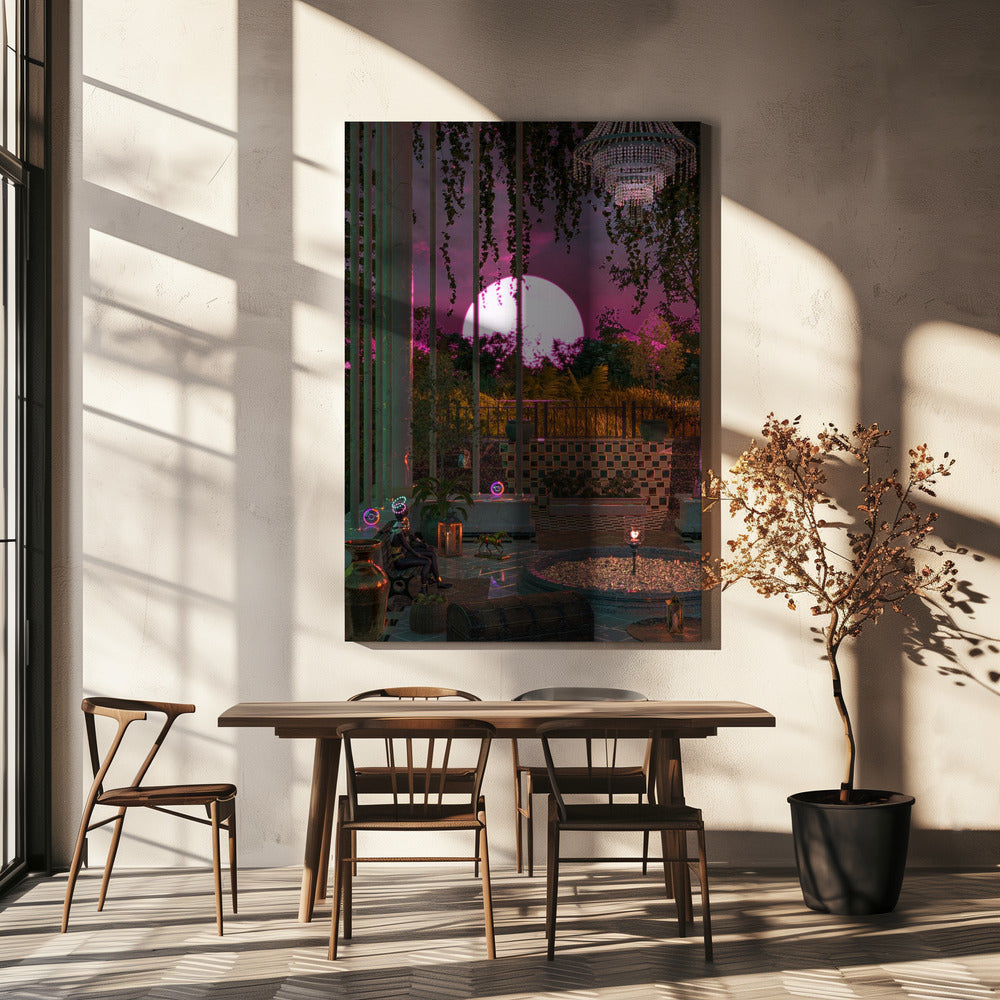 Paars Maanpaleis | Canvas