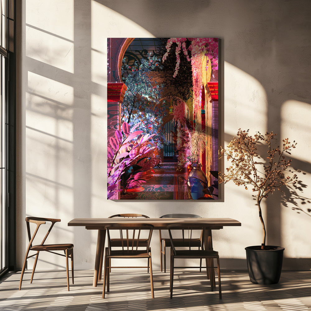 Gloeiend Paleis | Canvas
