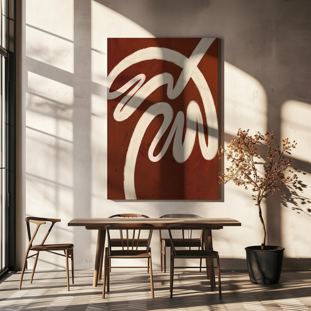 Gebogen harmonie | Canvas