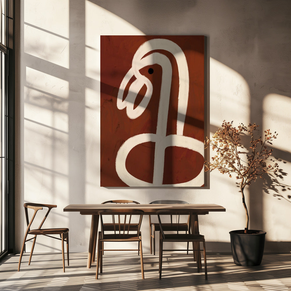 Gebogen sereniteit | Canvas