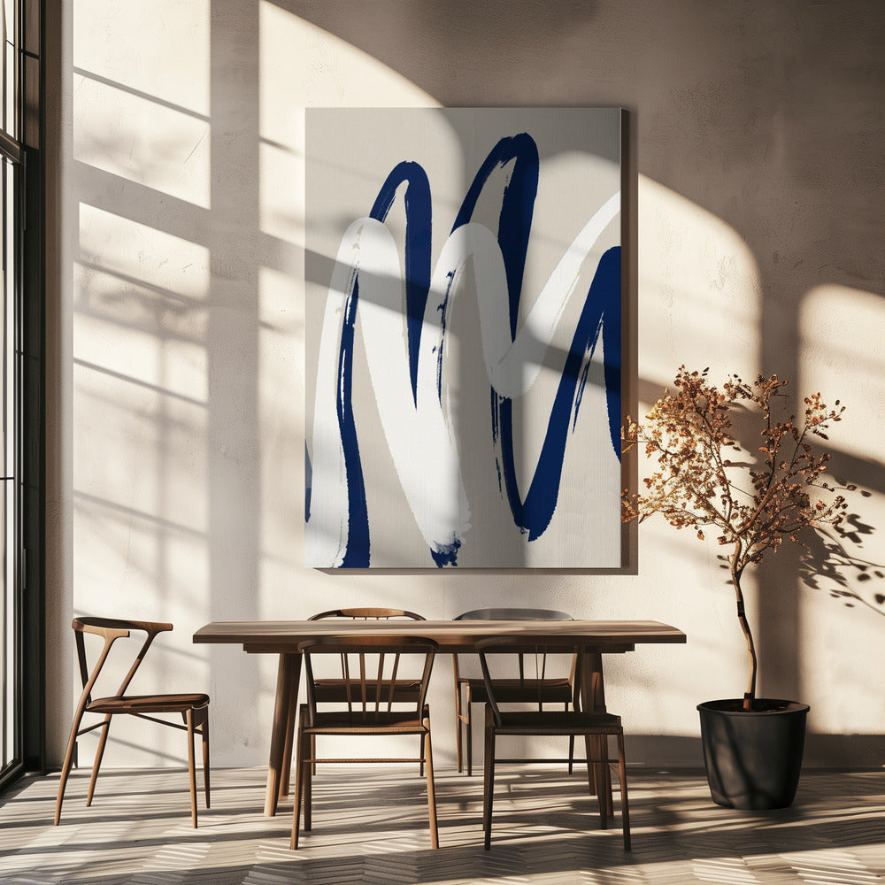 Middernachtgolven | Canvas
