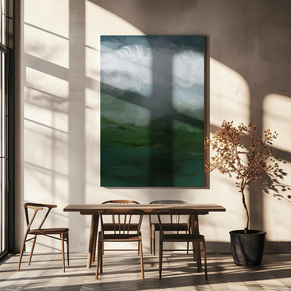 Ruwe zee olie paneel 3 | Canvas