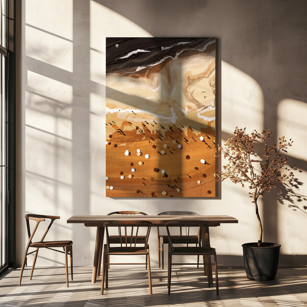 Koffiestrand | Canvas