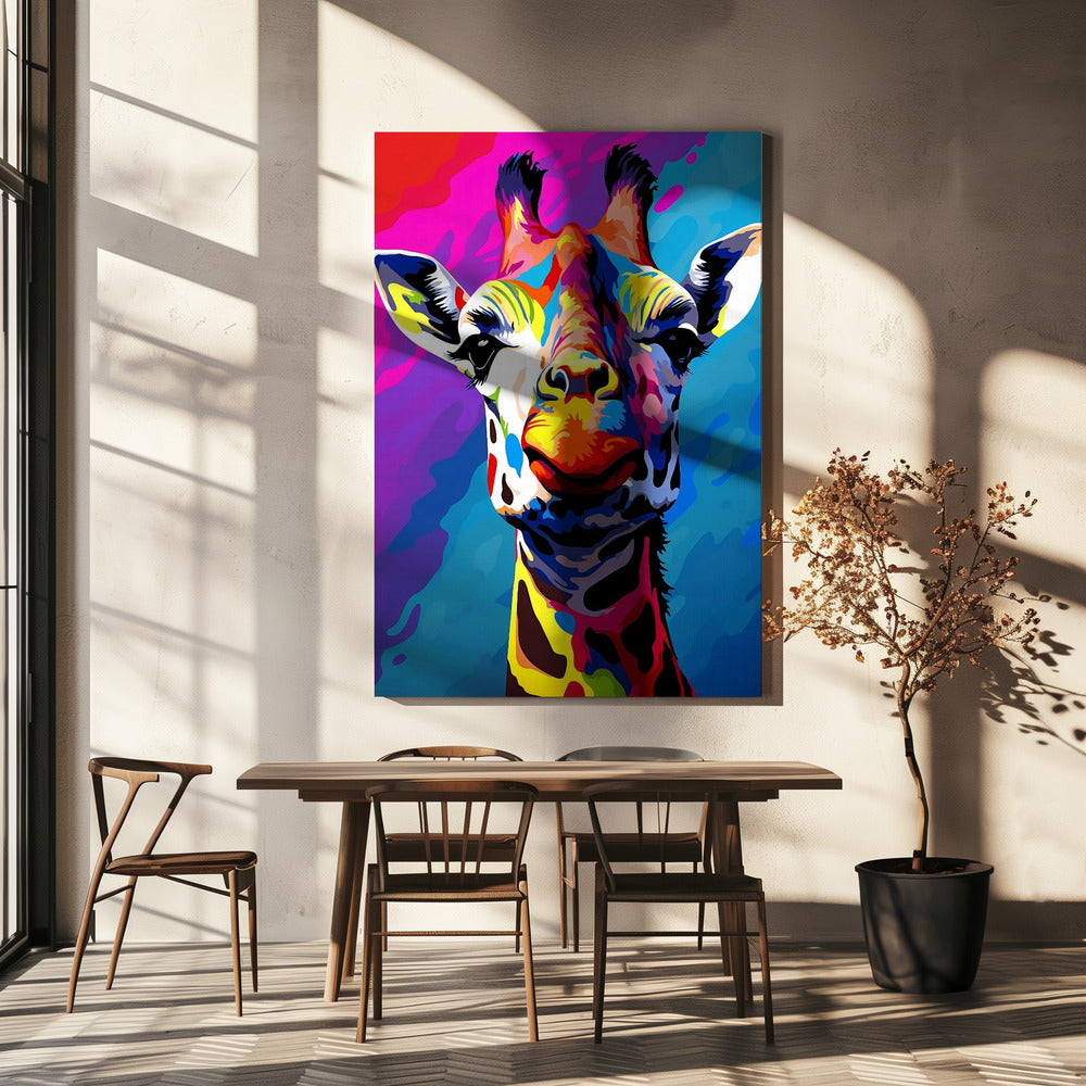 Giraf Pop Art | Canvas