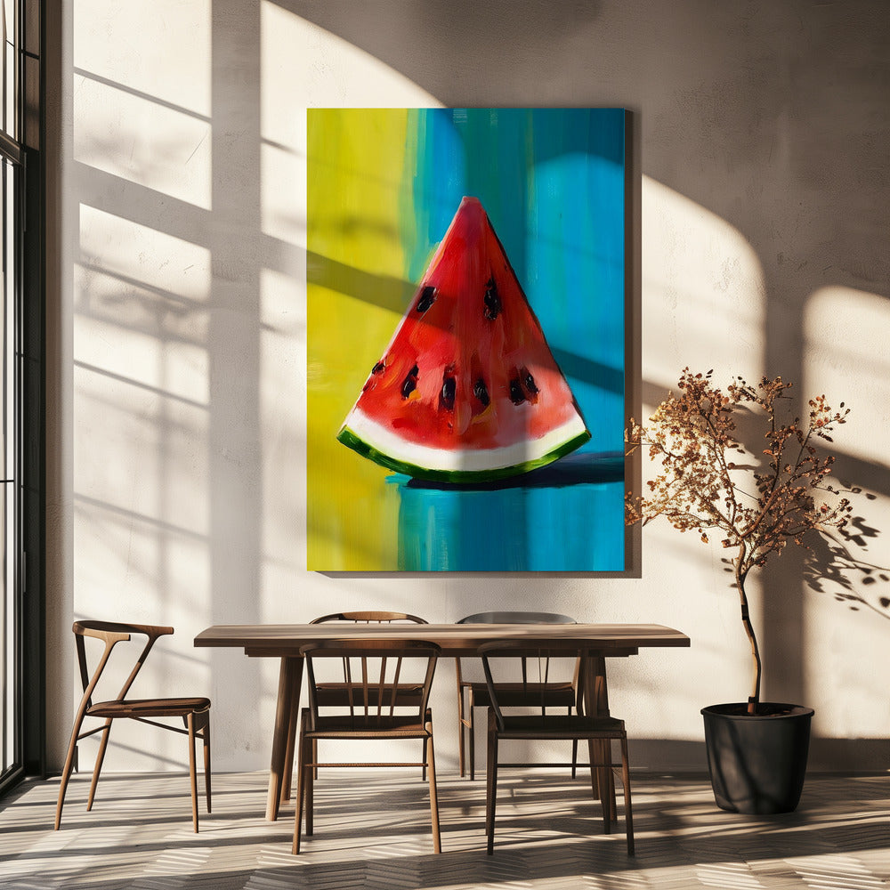 Watermeloenplak | Canvas