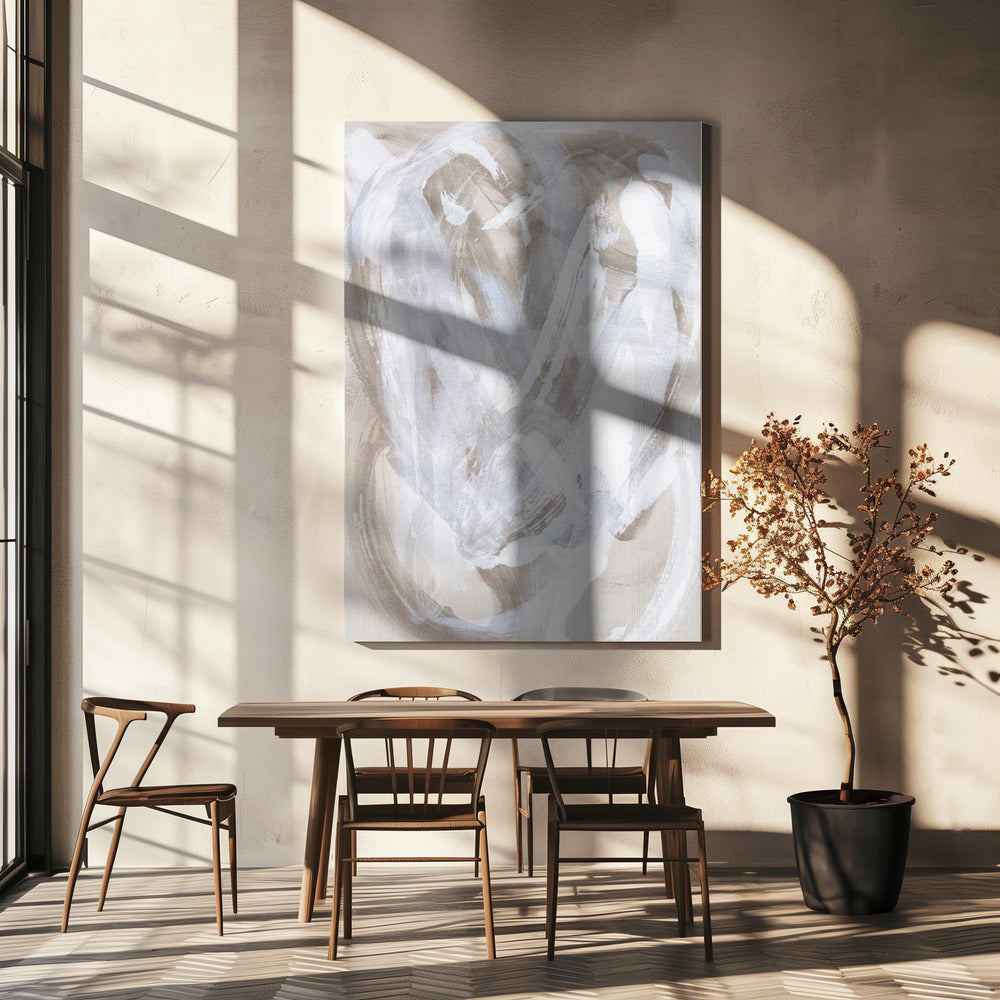 Abstracte penseelstreken 146 | Canvas