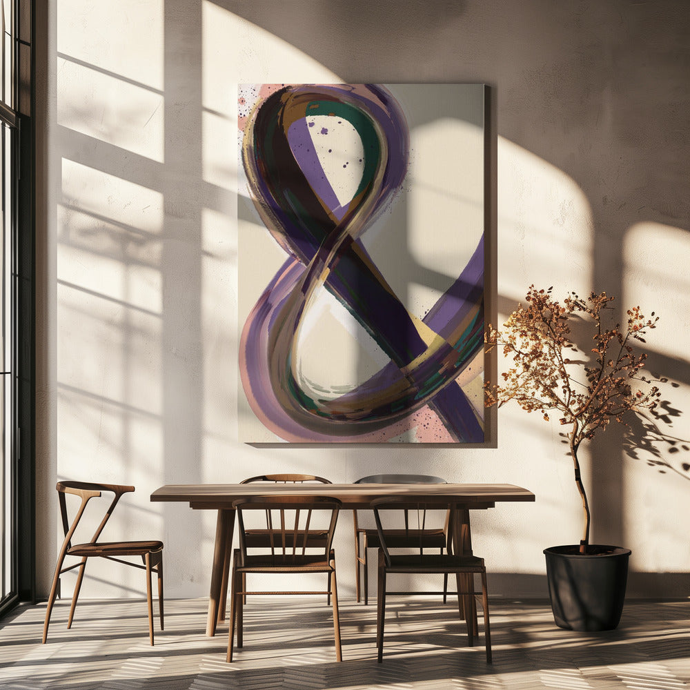 Oneindige penseelstreek | Canvas