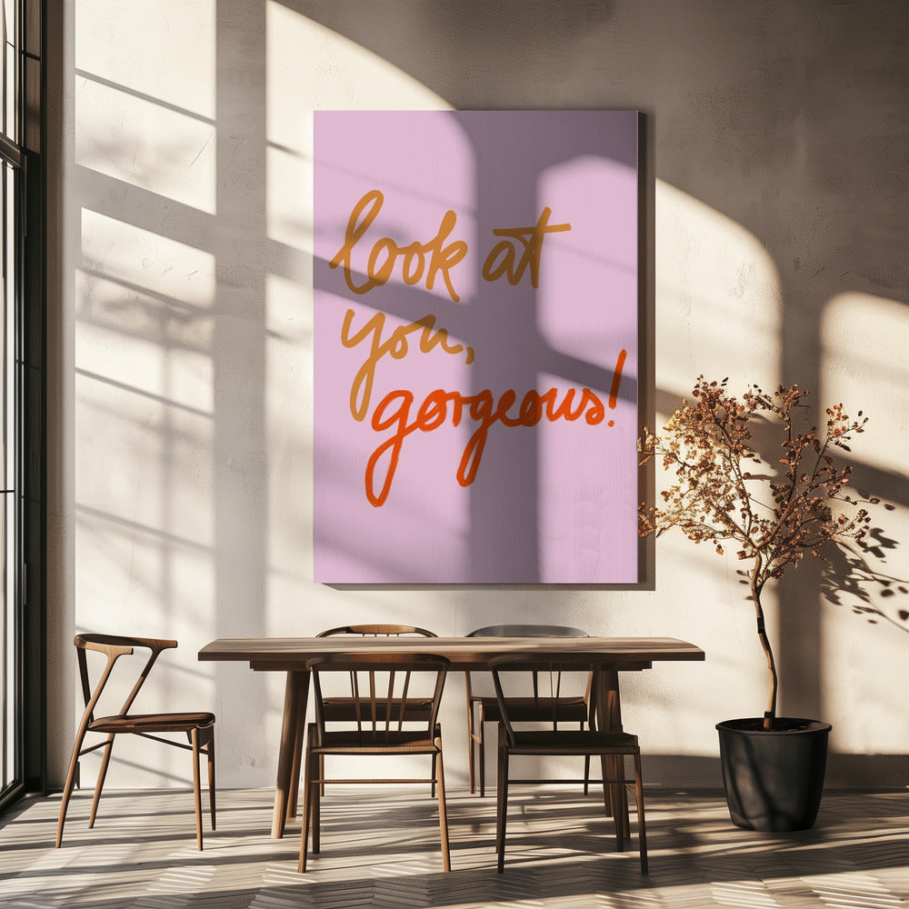 Kijk eens naar jezelf, prachtig | Canvas