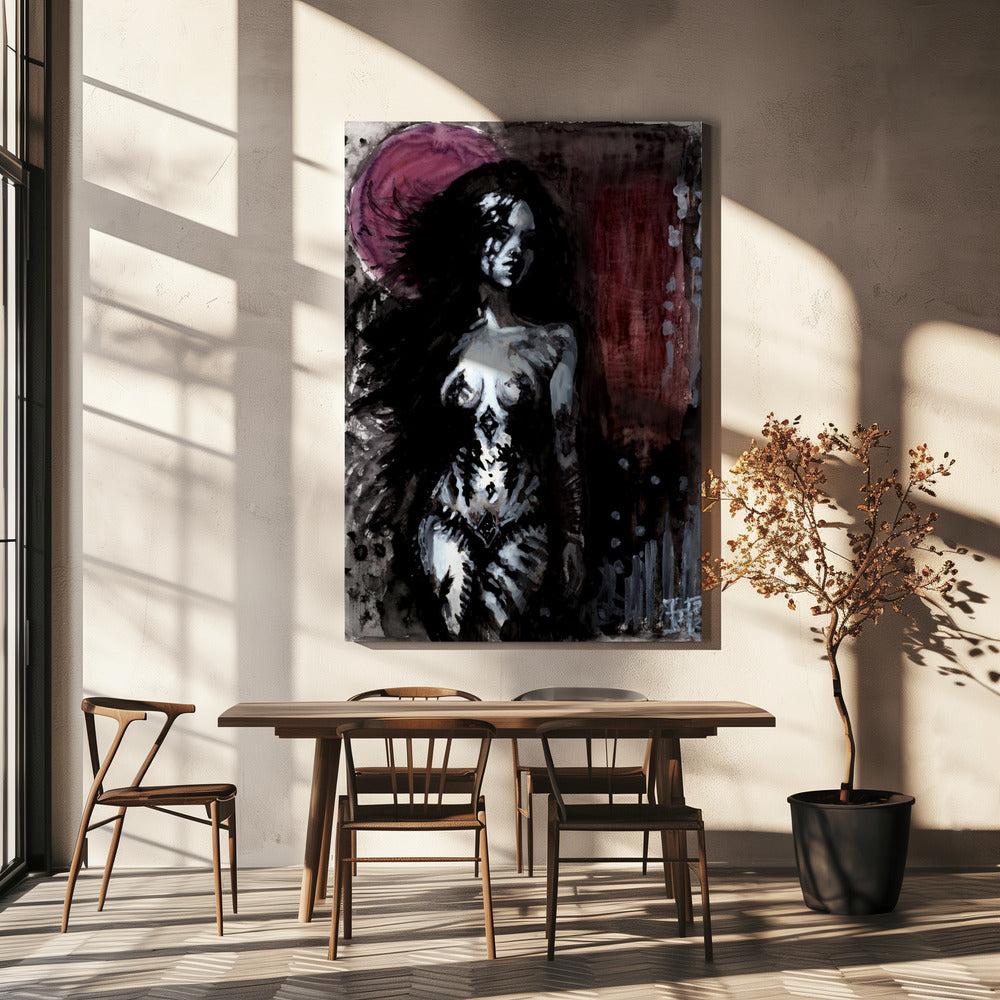 Paarse Maan | Canvas