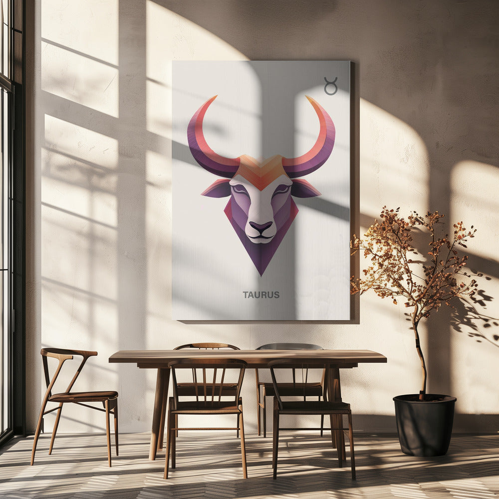 Sterrenbeeld Stier Kunst | Canvas