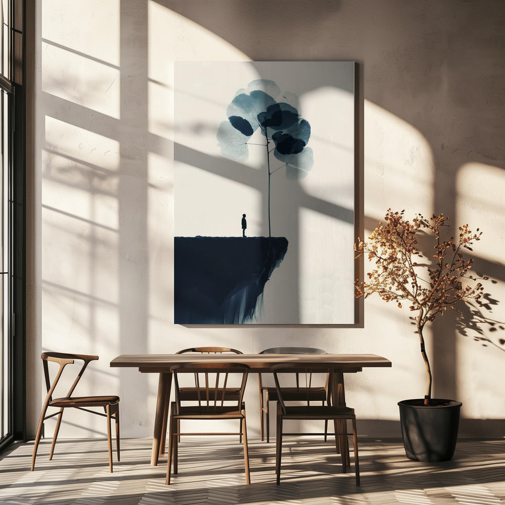 De rand van de klif | Canvas