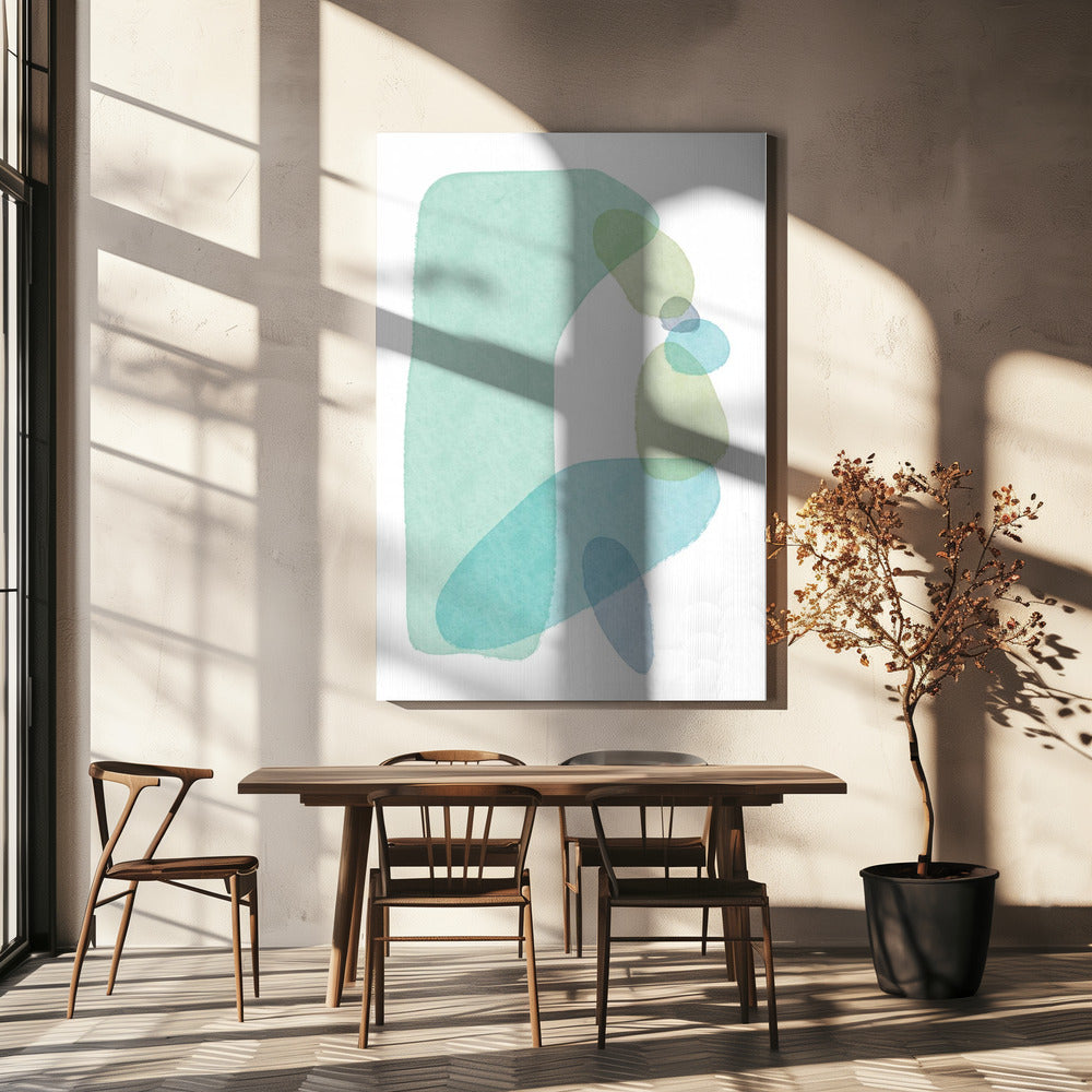 Pastelvlekken 2 | Canvas