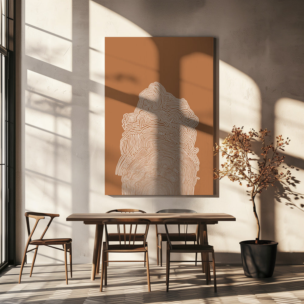 Abstract Bruin | Canvas