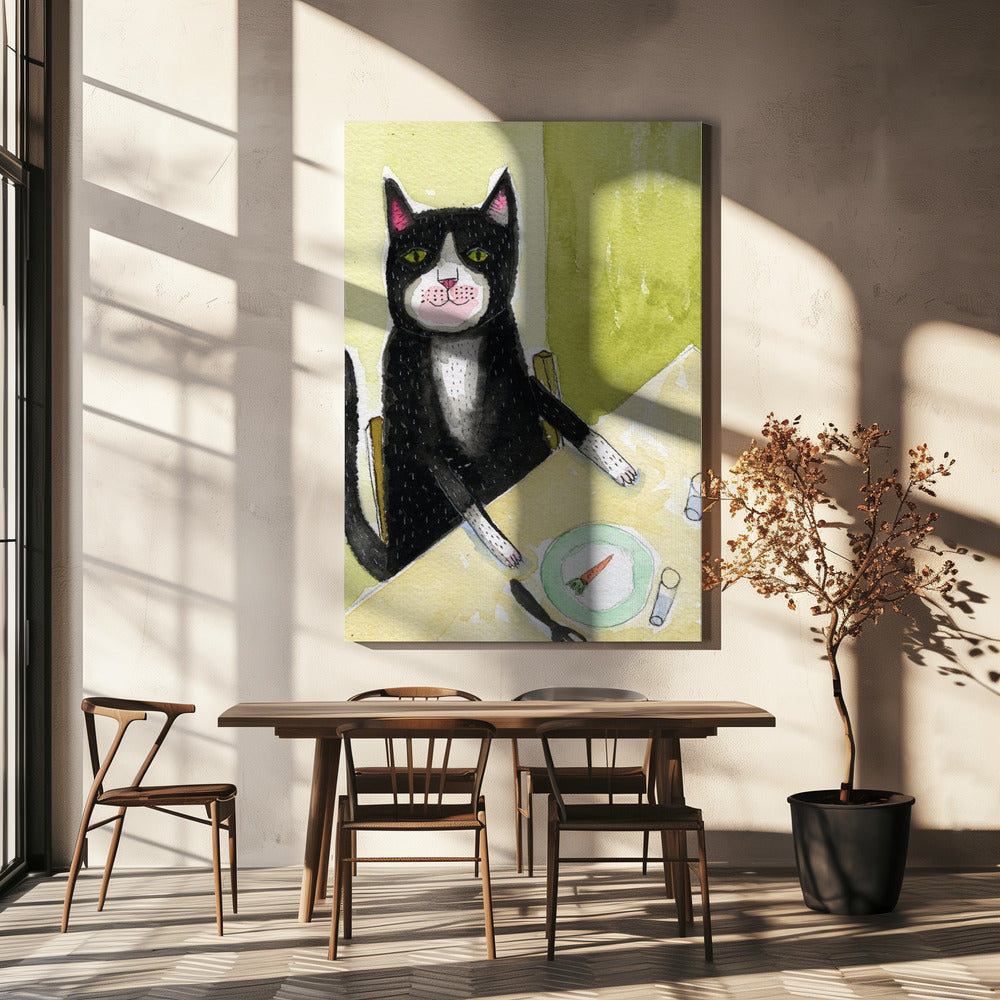 Kat eet | Canvas