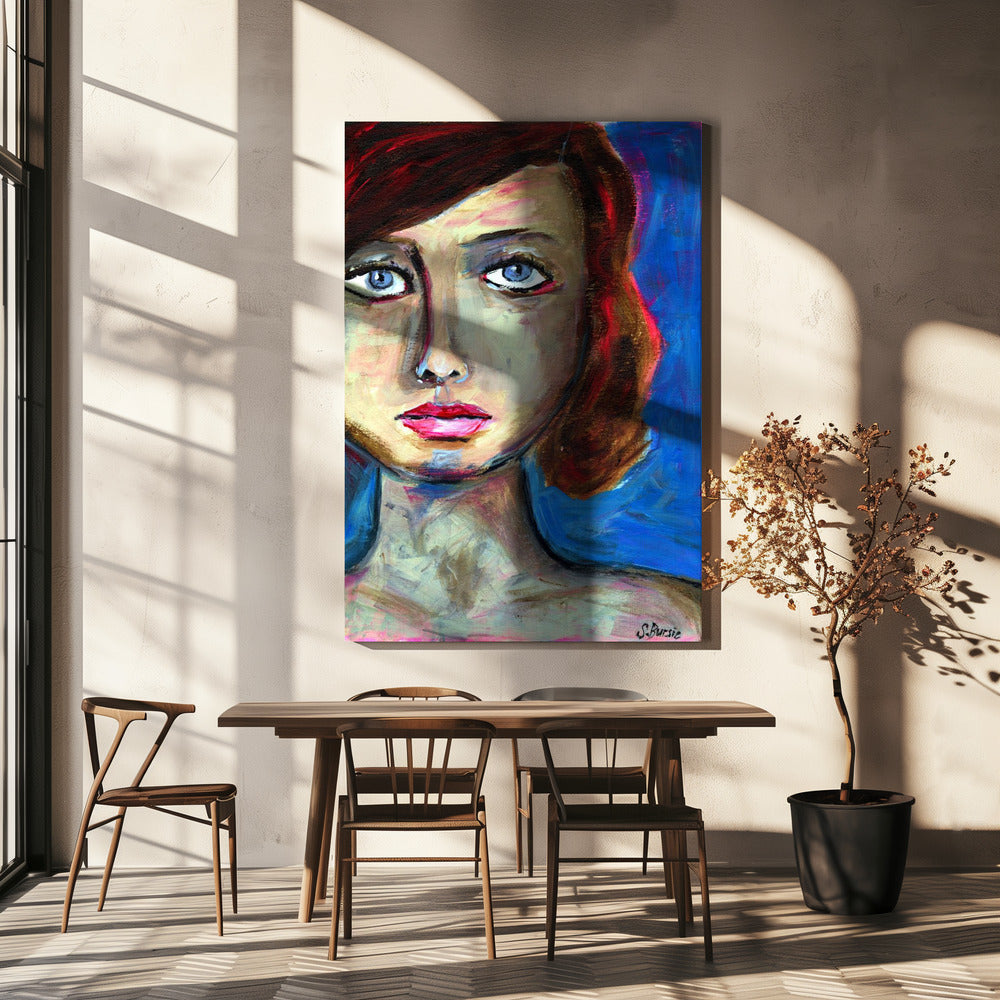 Blauwe Ogen | Canvas