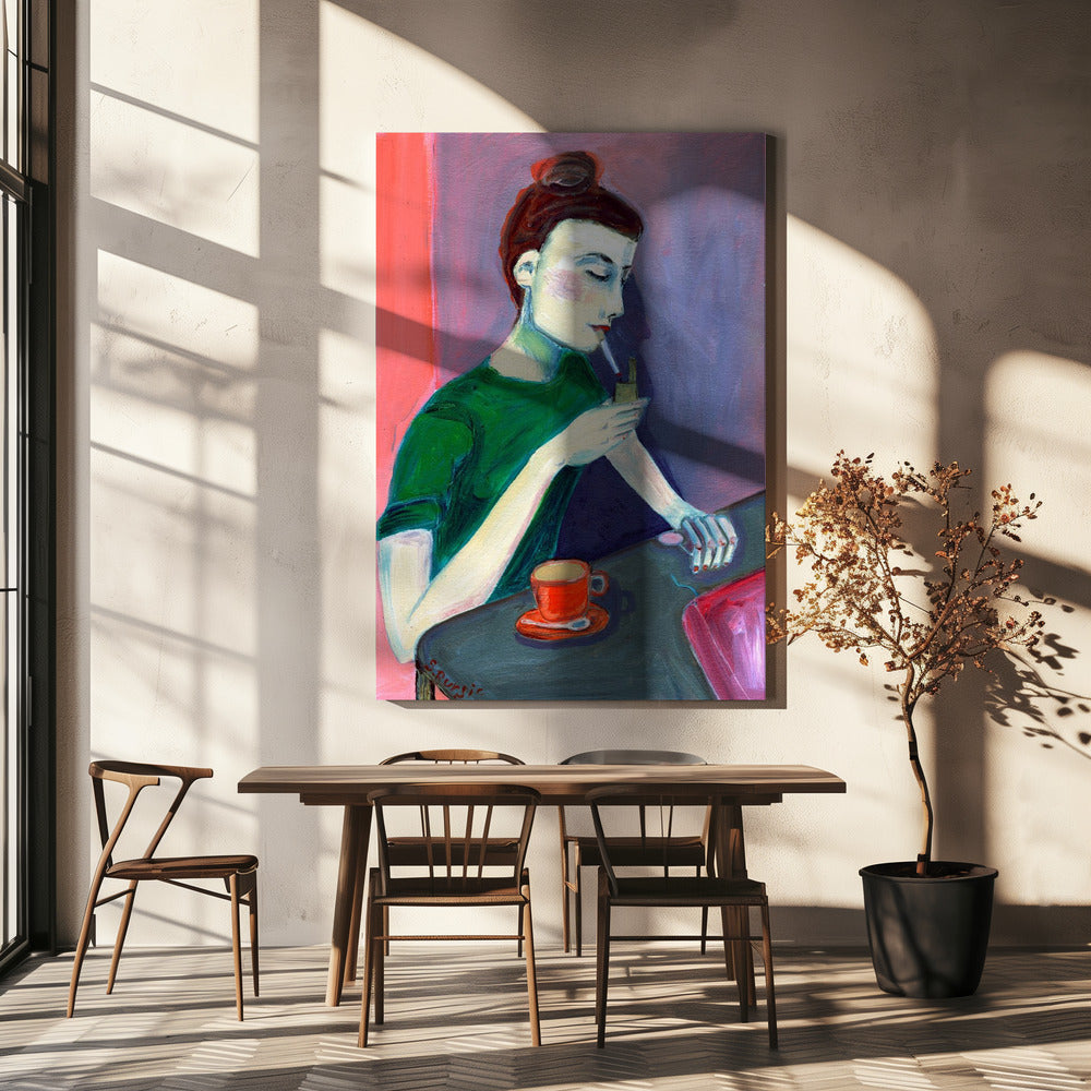 Dame steekt sigaret op | Canvas