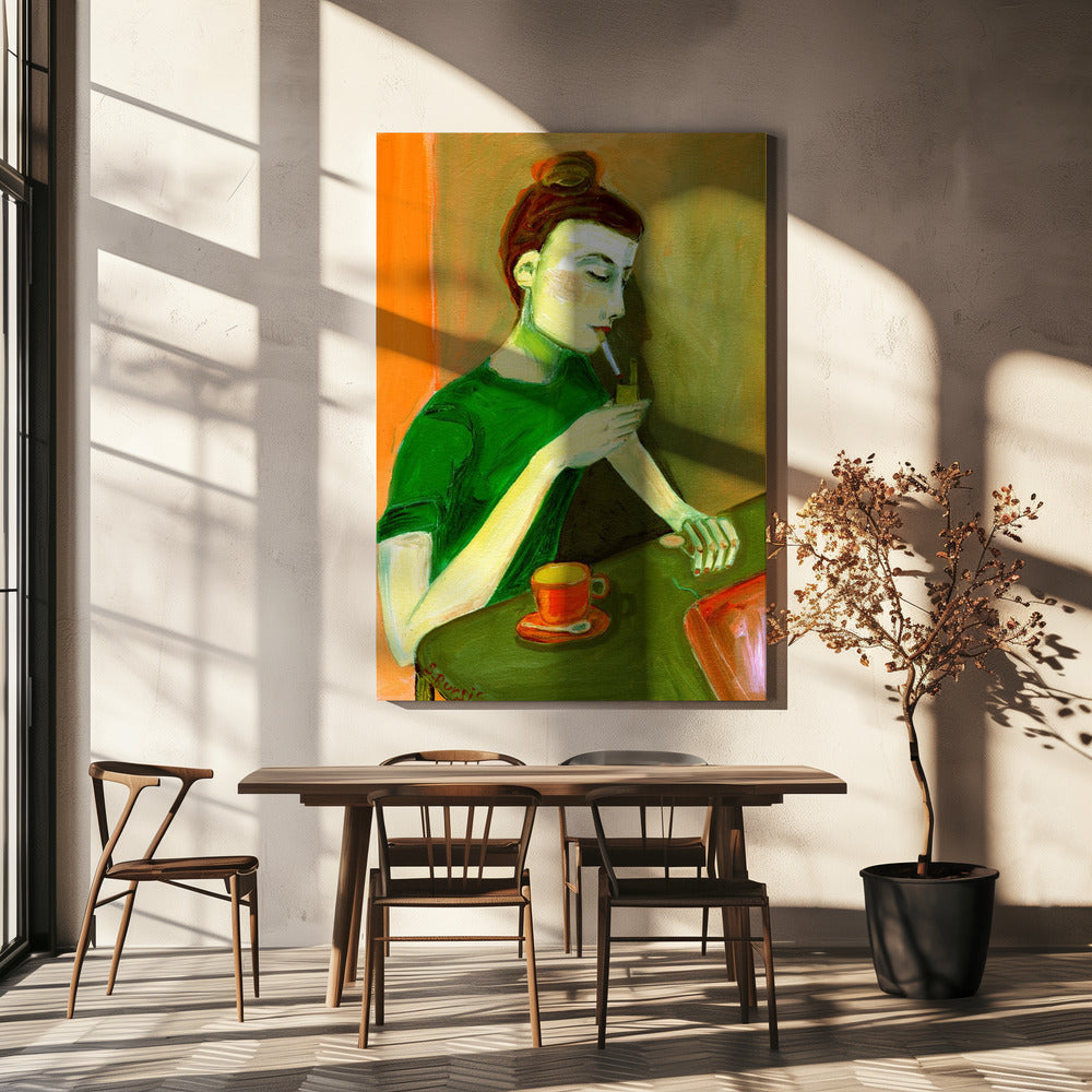 Dame steekt sigaret op | Canvas
