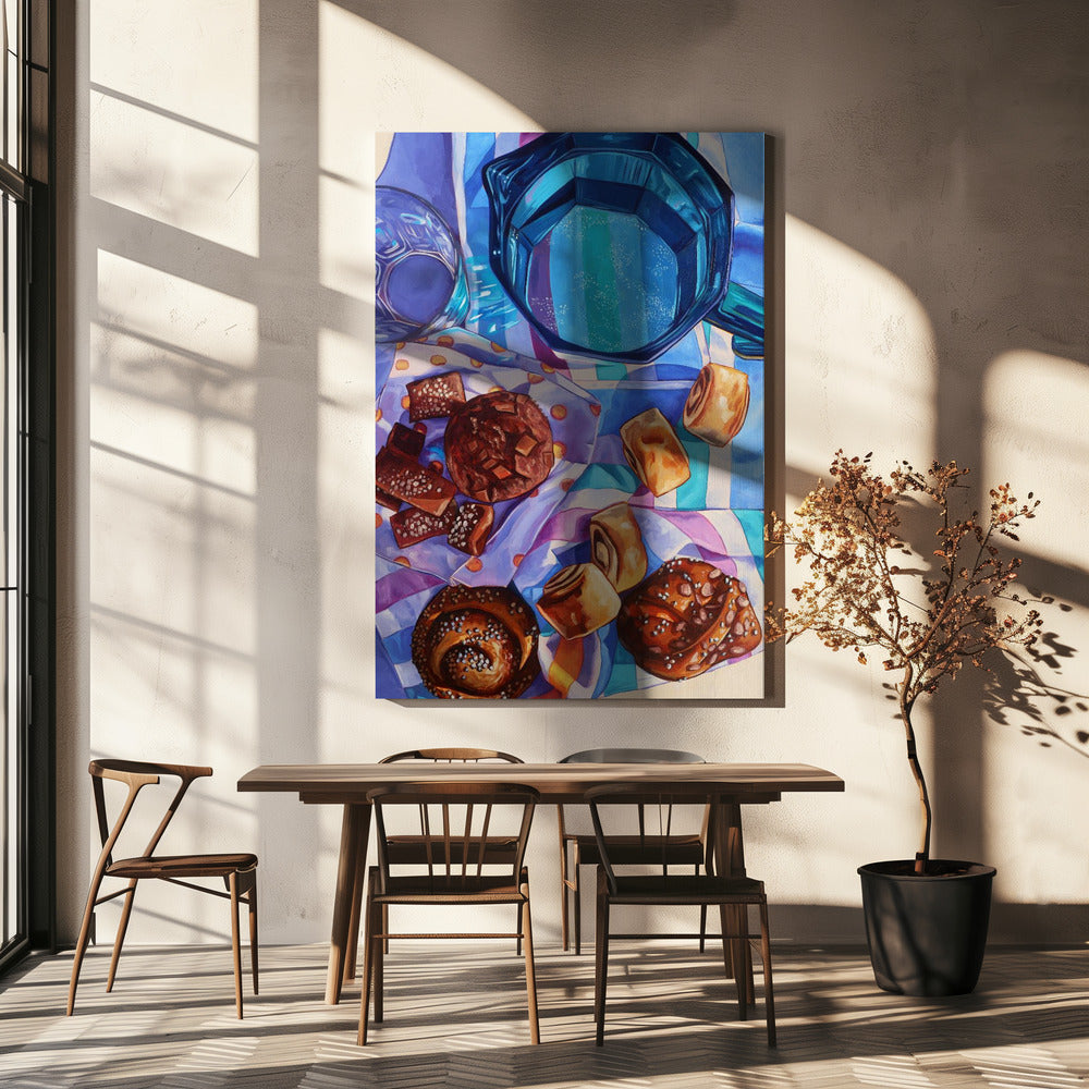 Ochtend op een vrije dag | Canvas