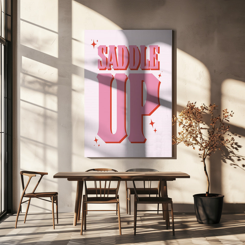 Zadel op | Canvas