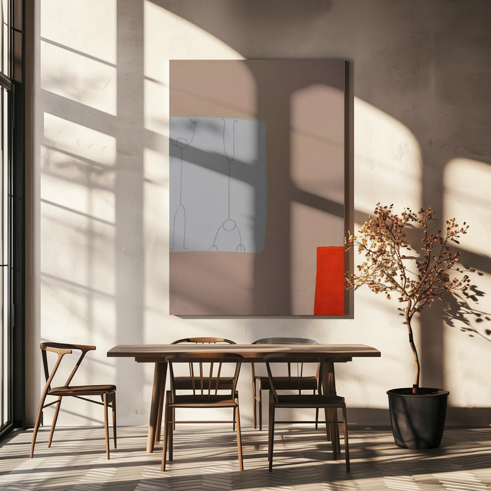 Twee in een bed | Canvas