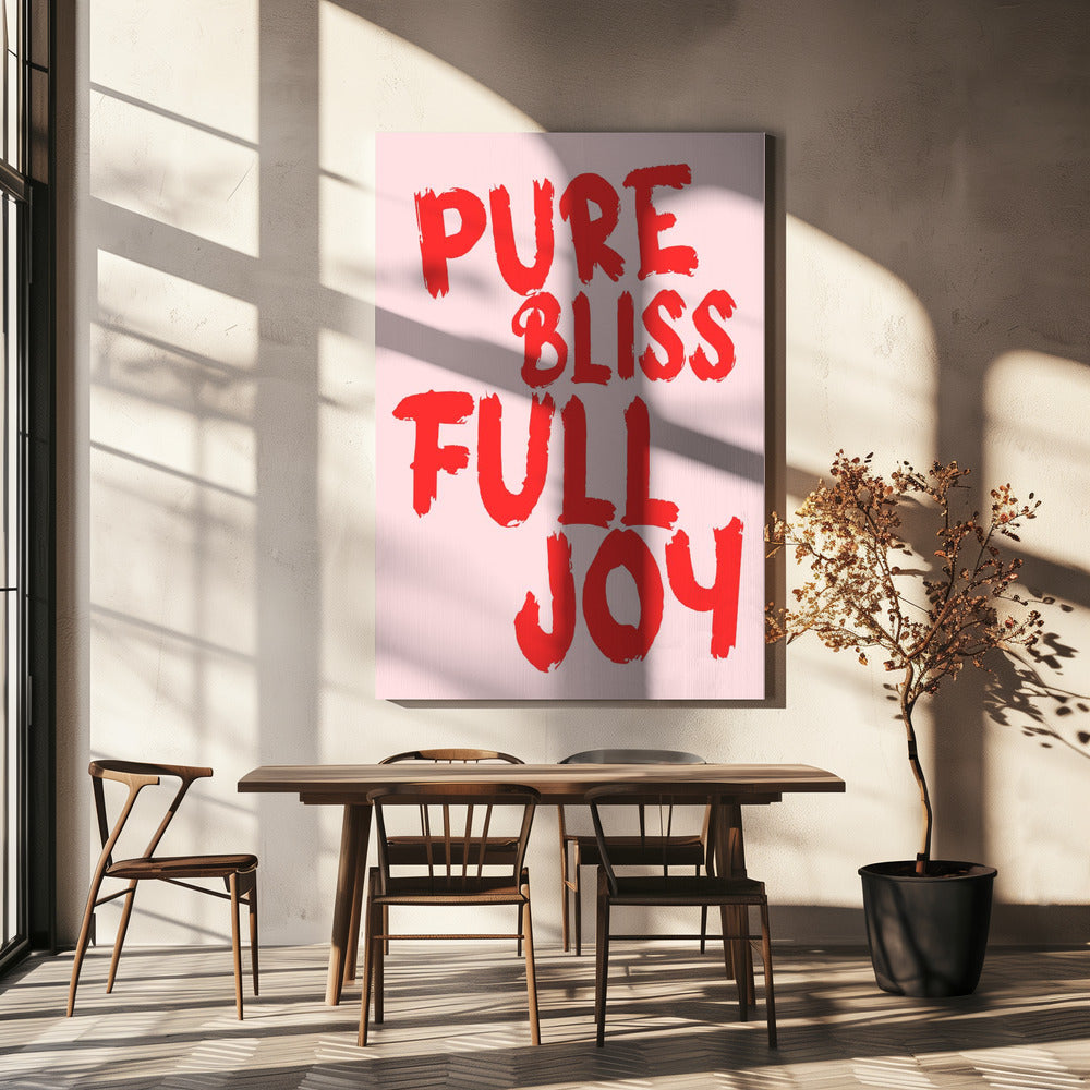 Pure gelukzaligheid, volledige vreugde | Canvas