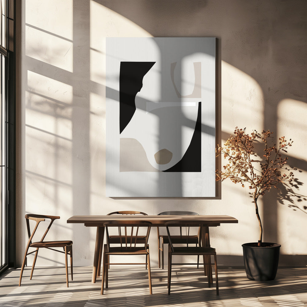 Abstracte vormen 1 | Canvas