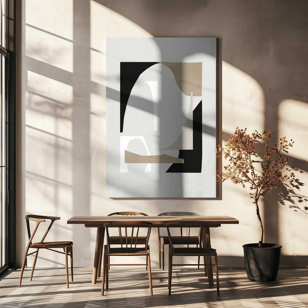 Abstracte vormen 3 | Canvas
