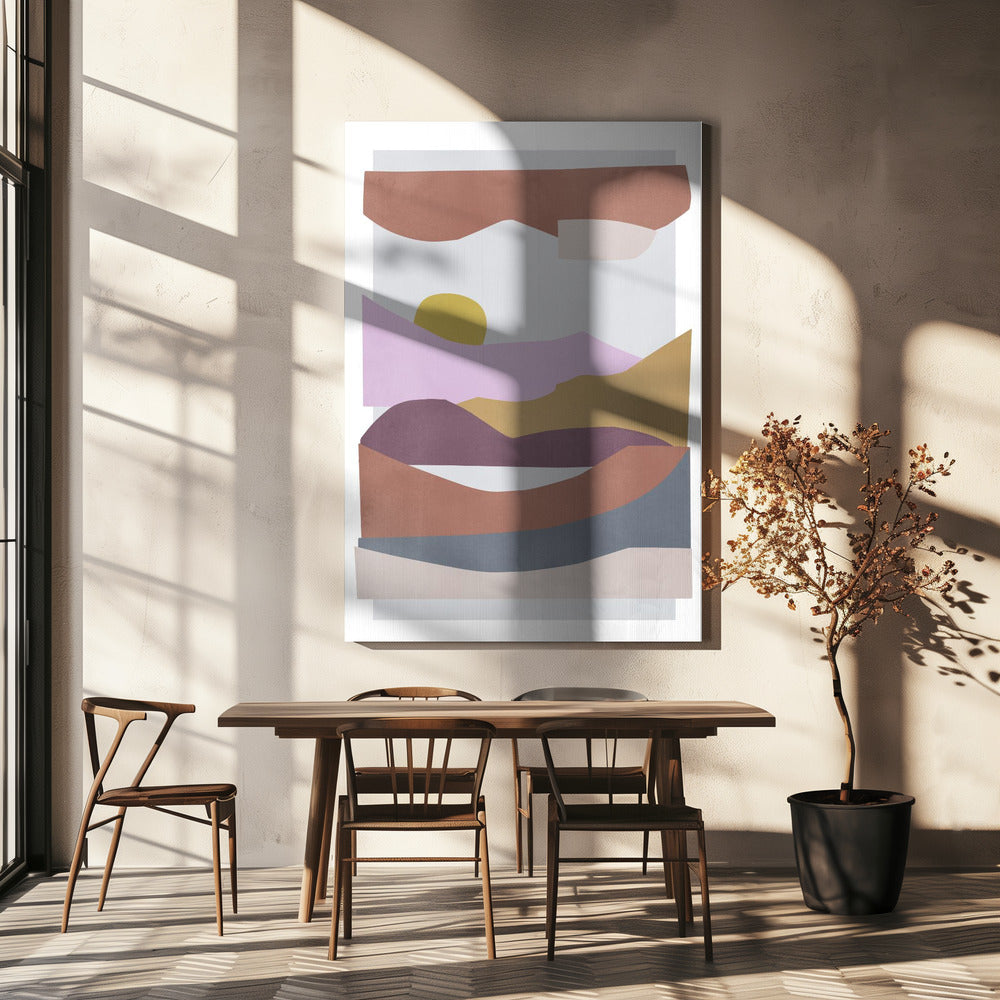 Abstracte vormen 8 | Canvas