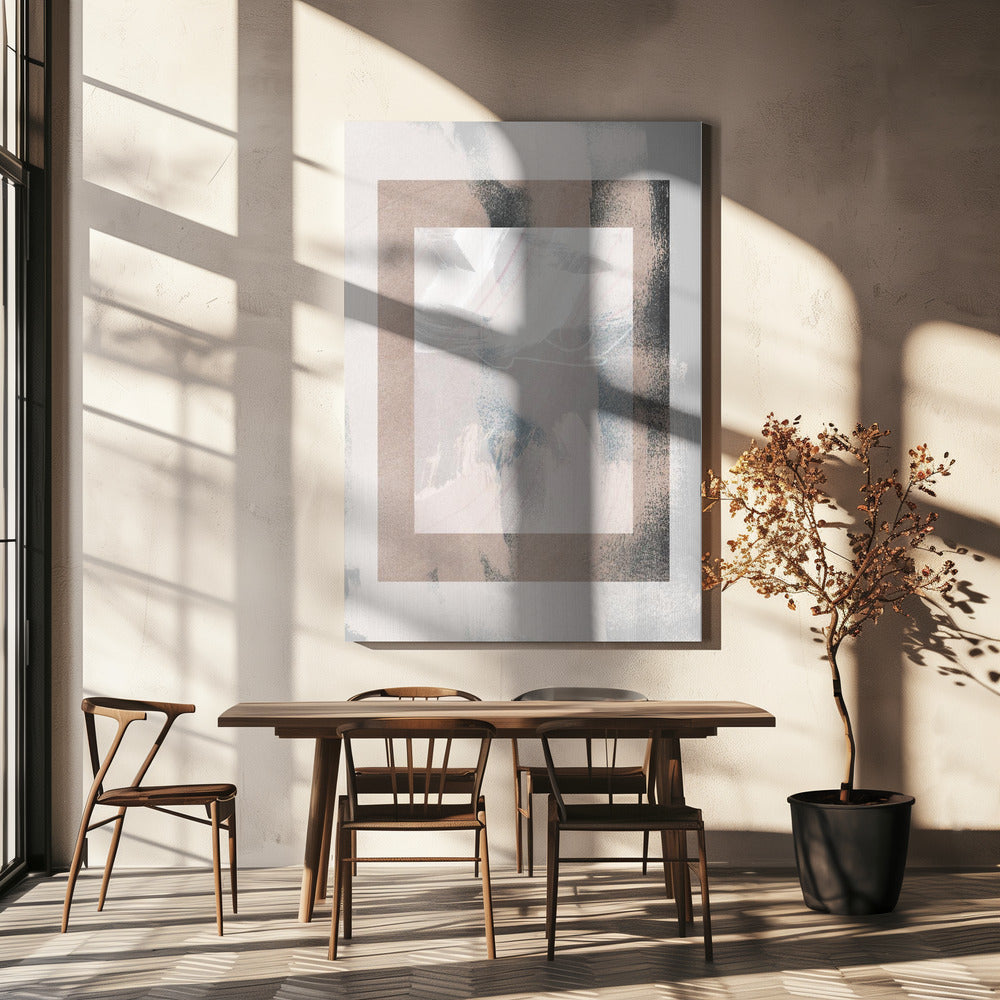 Abstracte penseelstreken 17 | Canvas