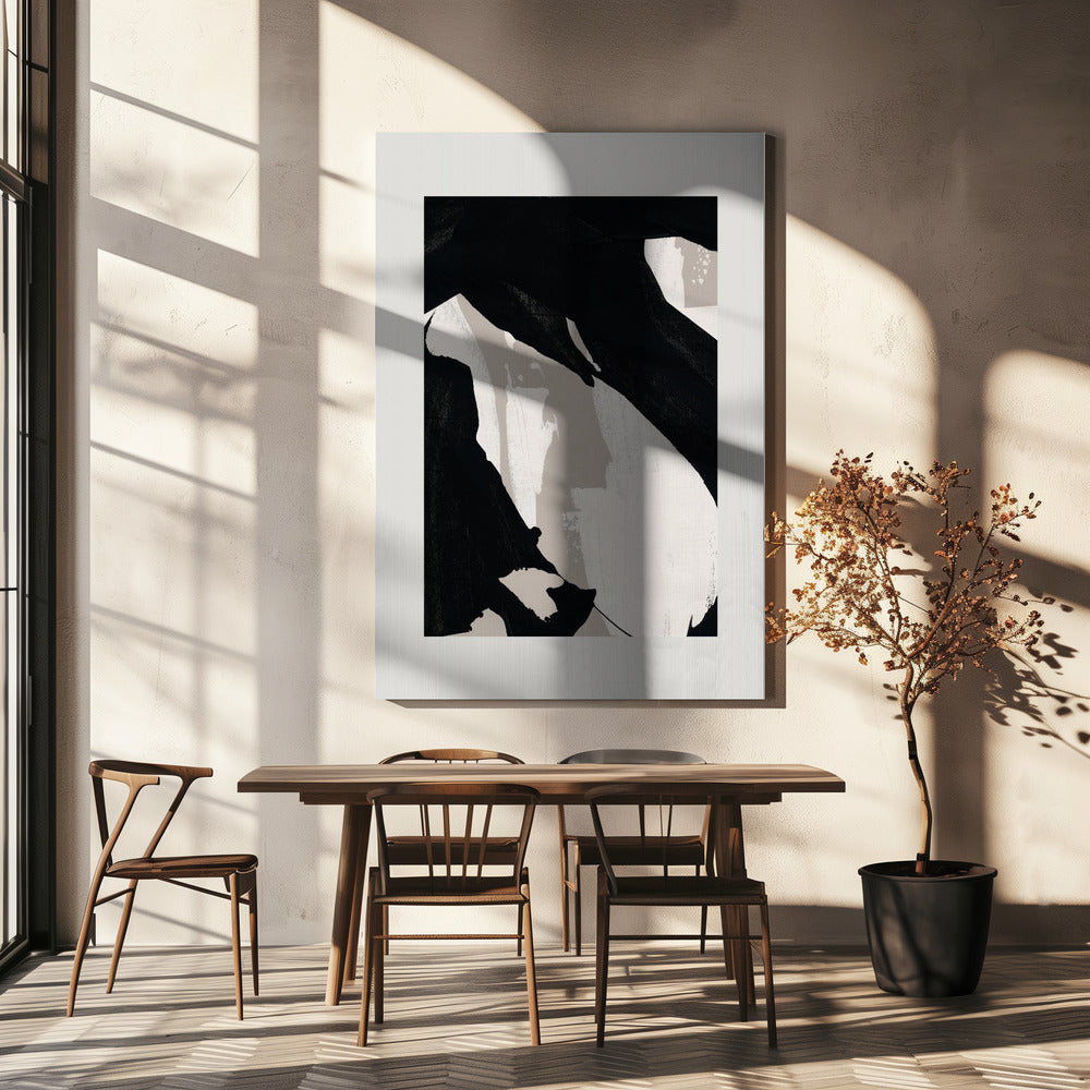 Abstracte penseelstreken 59X | Canvas