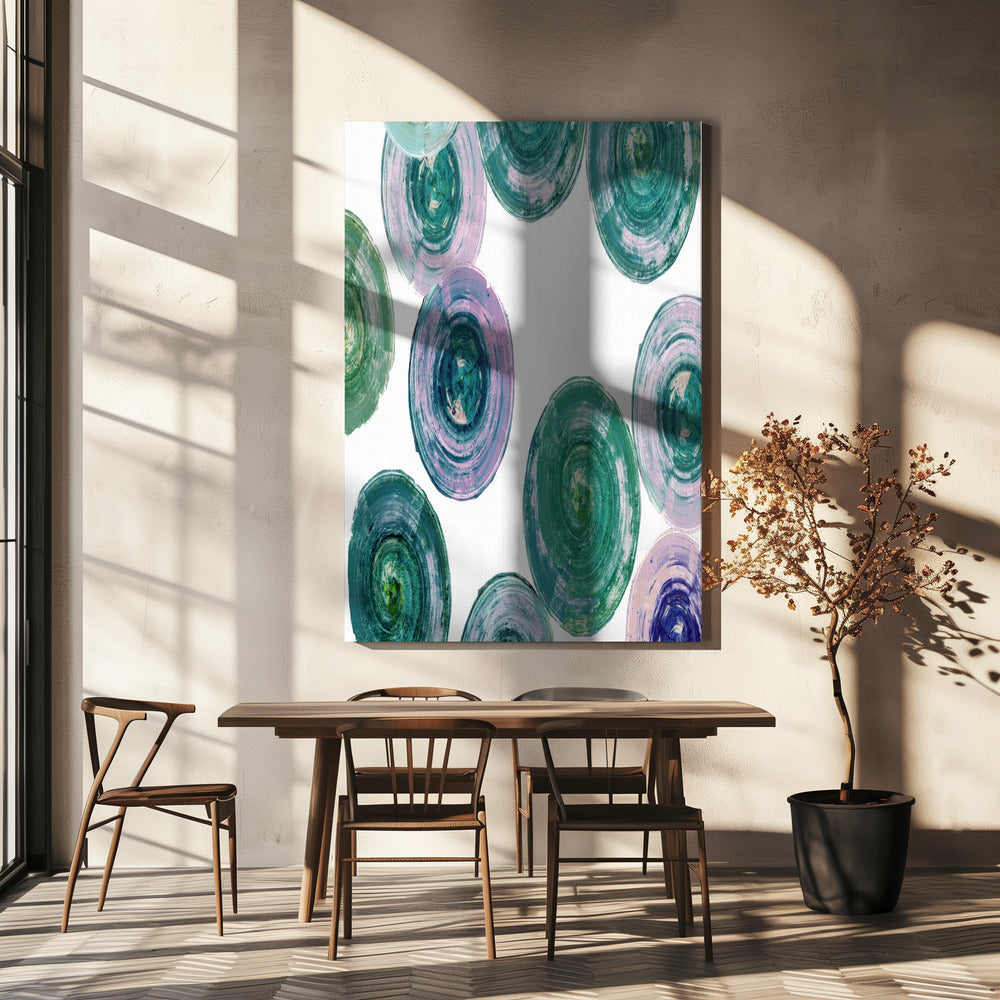 Draaiende Wervelingen 1 | Canvas