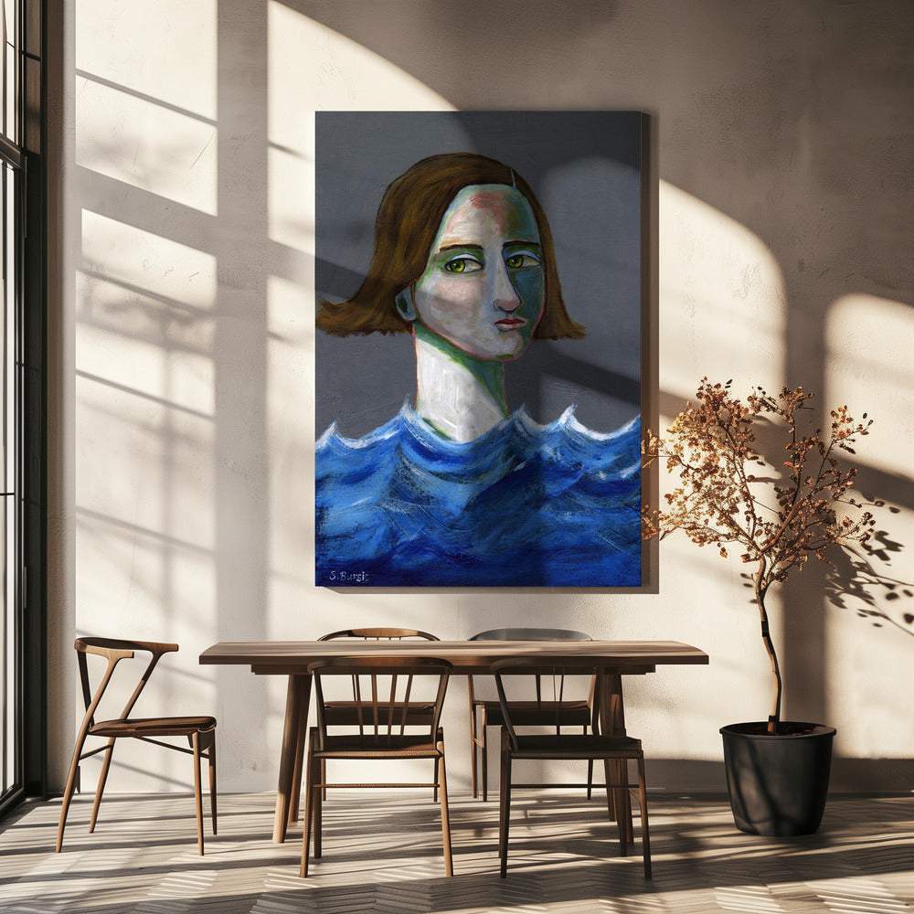 De zwemmer | Canvas