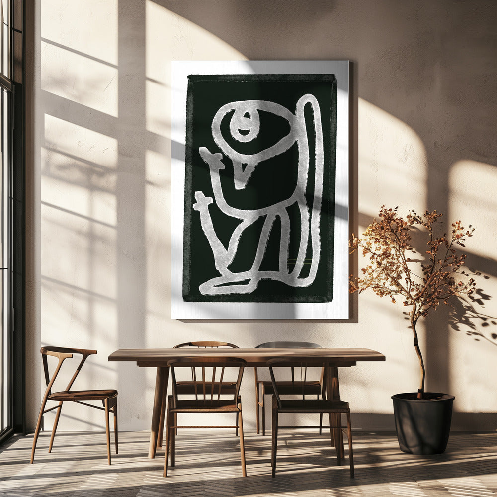 Abstracte Eend | Canvas