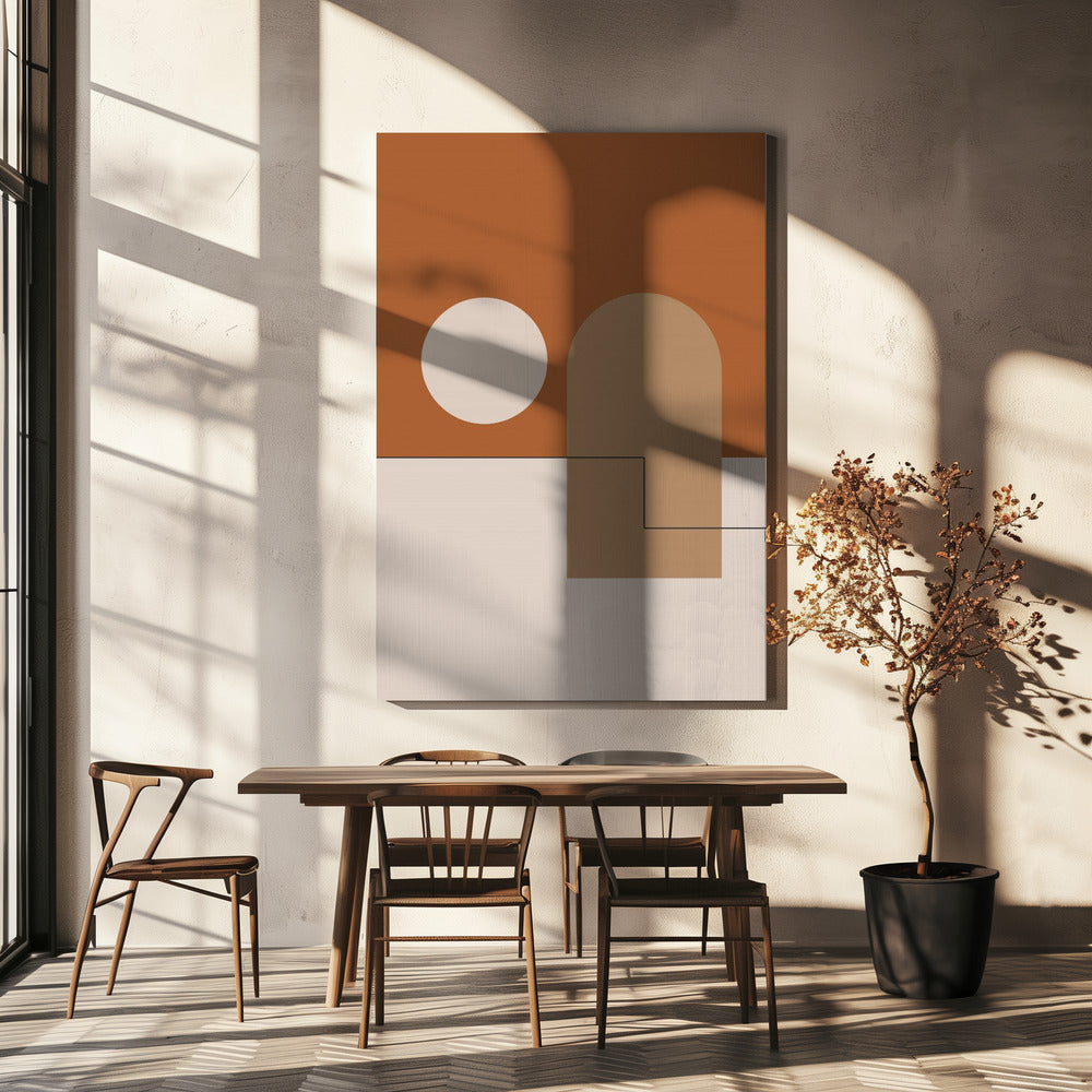 Roze Maan | Canvas