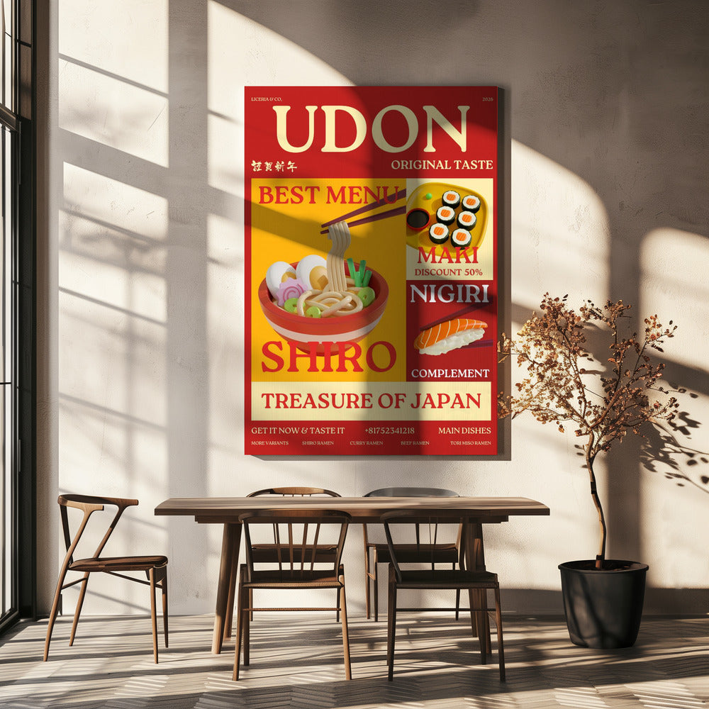 Udon-poster | Canvas