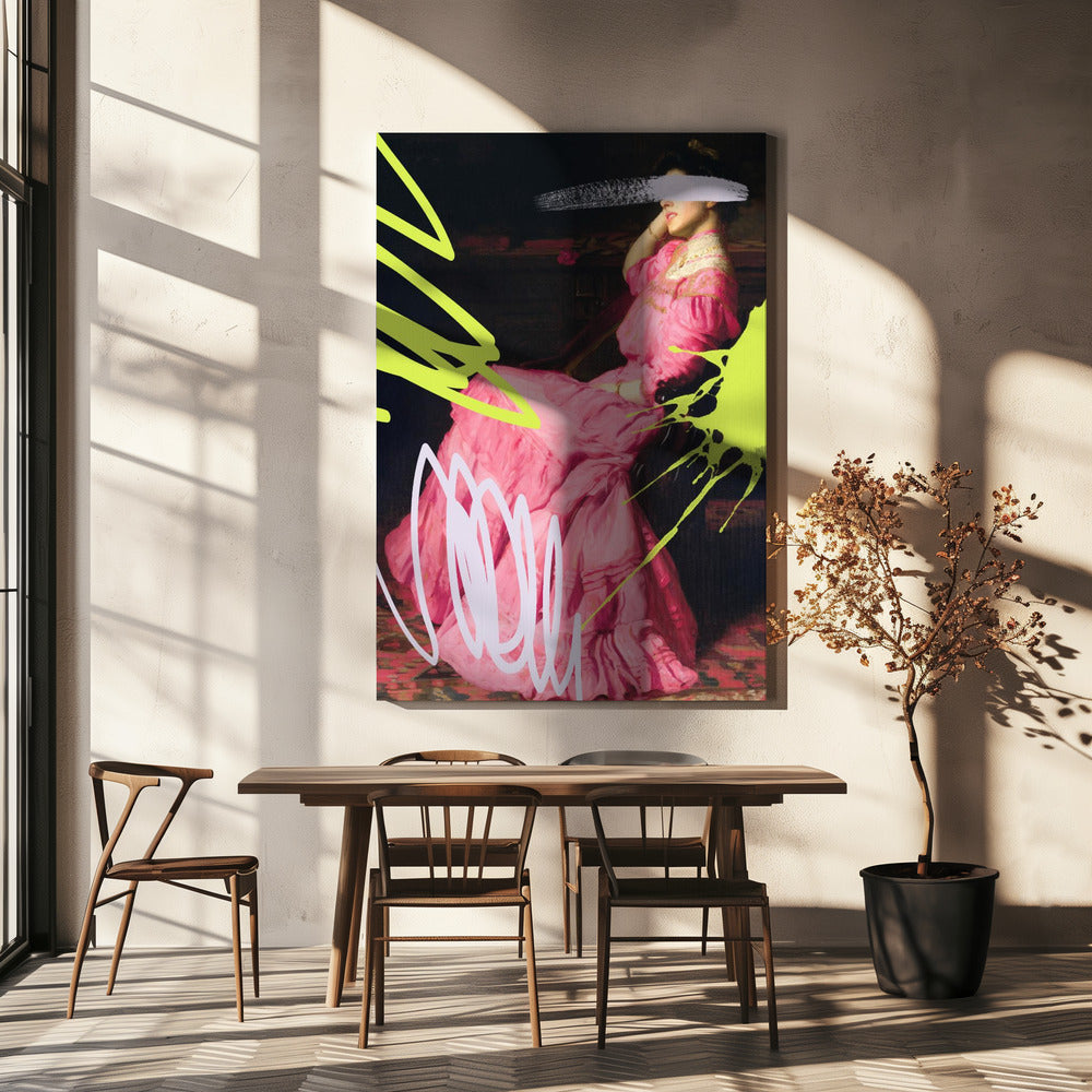 Neonroze jurk Ratio2x3 | Canvas