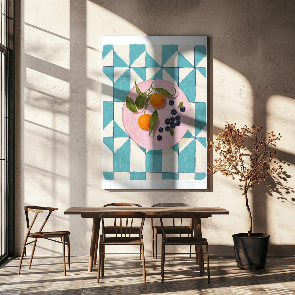 Pandc Citrus en Bessen | Canvas