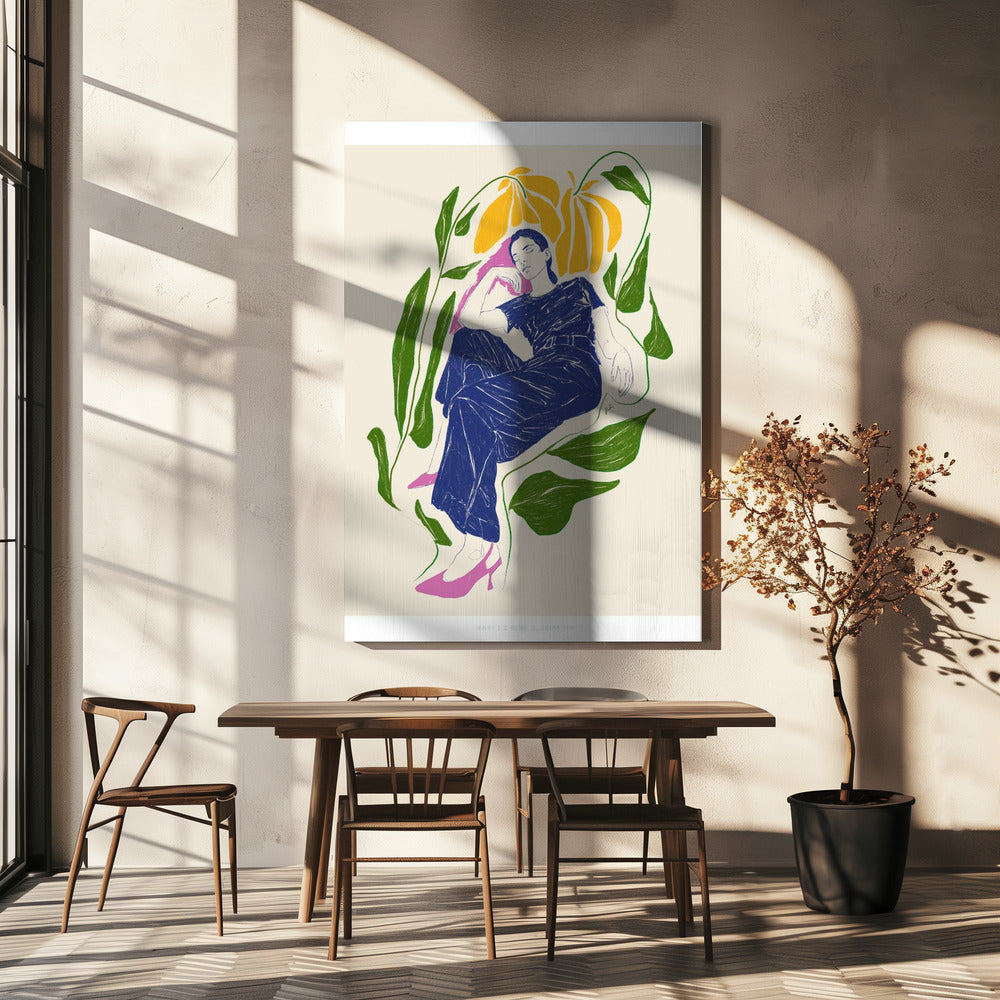 Jlr Stil in de tuin | Canvas