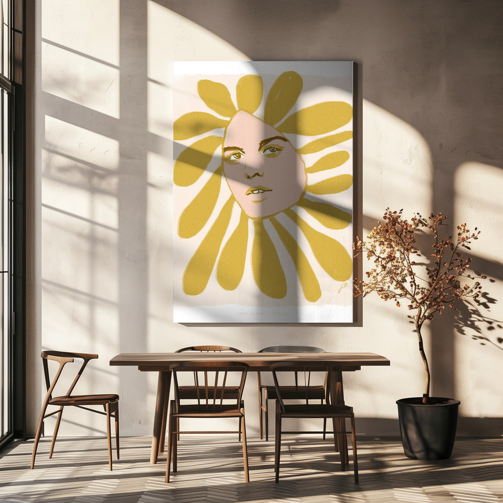 Jlr Flowerhead1 Kopie 2 | Canvas