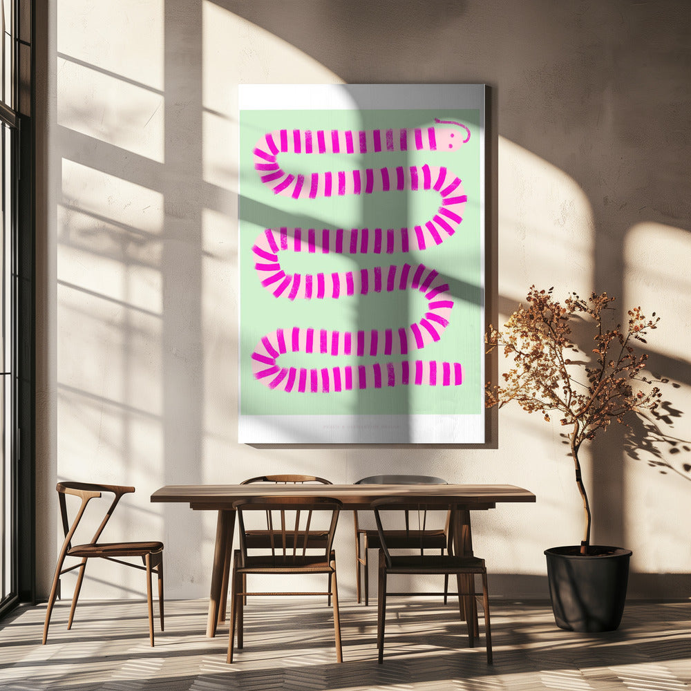 Pandc Pinksnake-kopie | Canvas
