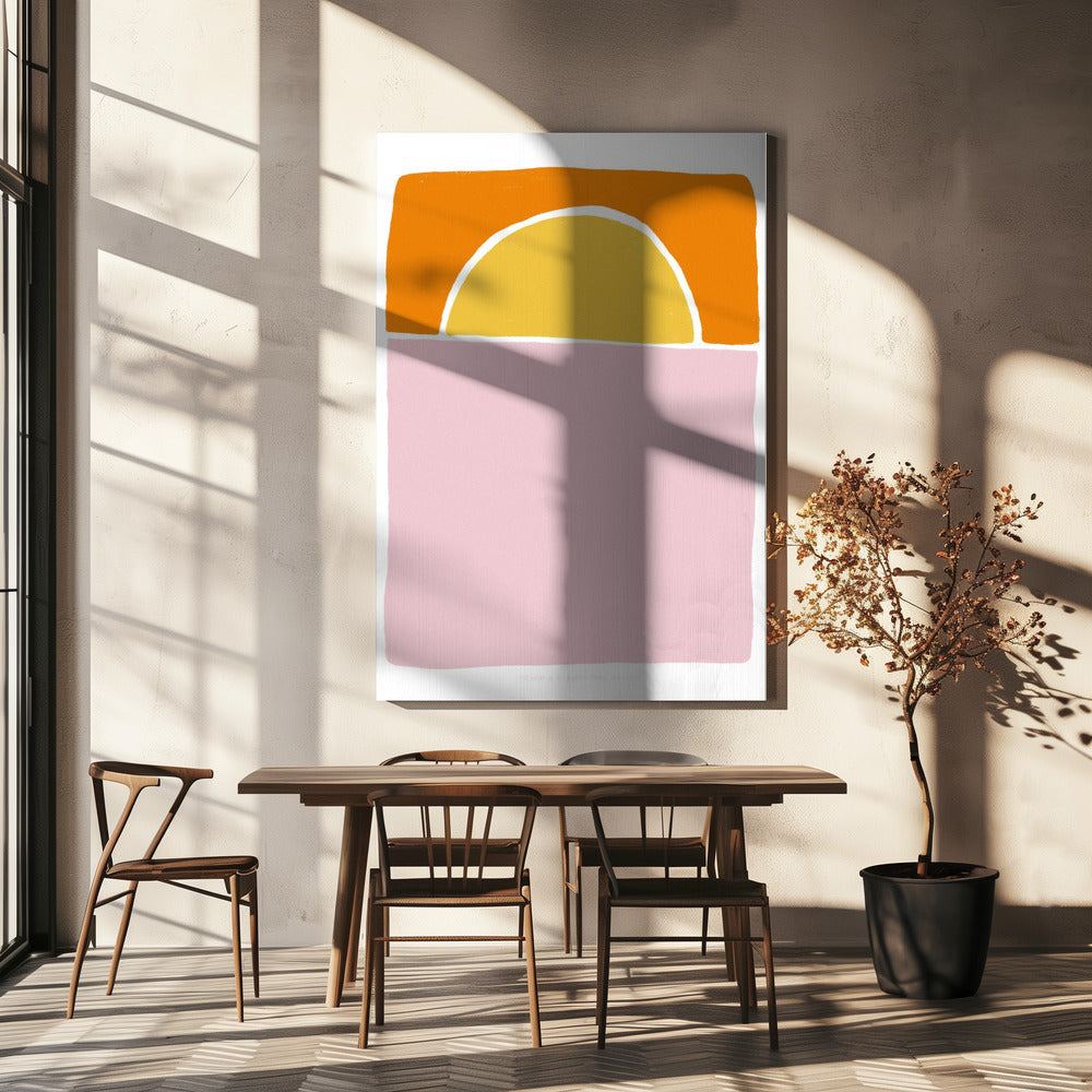 Pandc Zonsondergang Kopie | Canvas