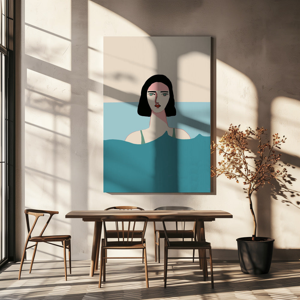 Ocean Swimmer | Canvas